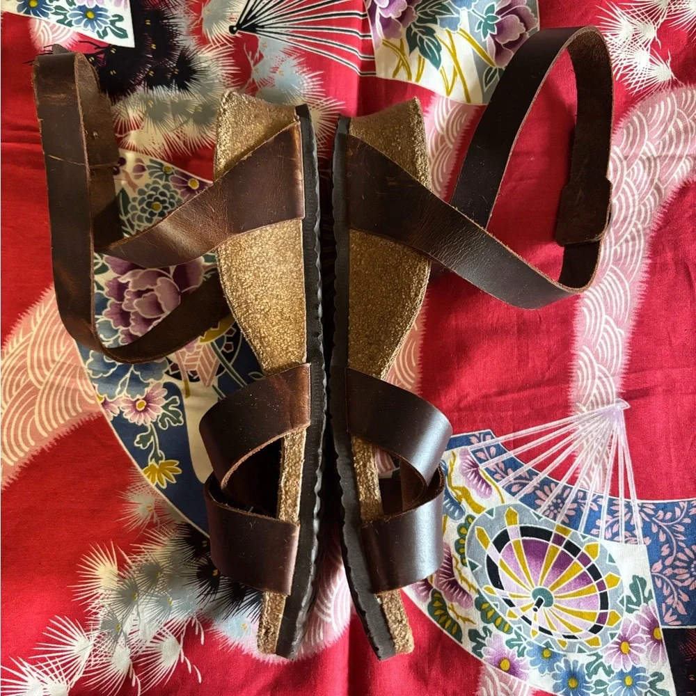 Papillio Brown and Orange Sandals for Casual Comfort - Picture 8 of 11